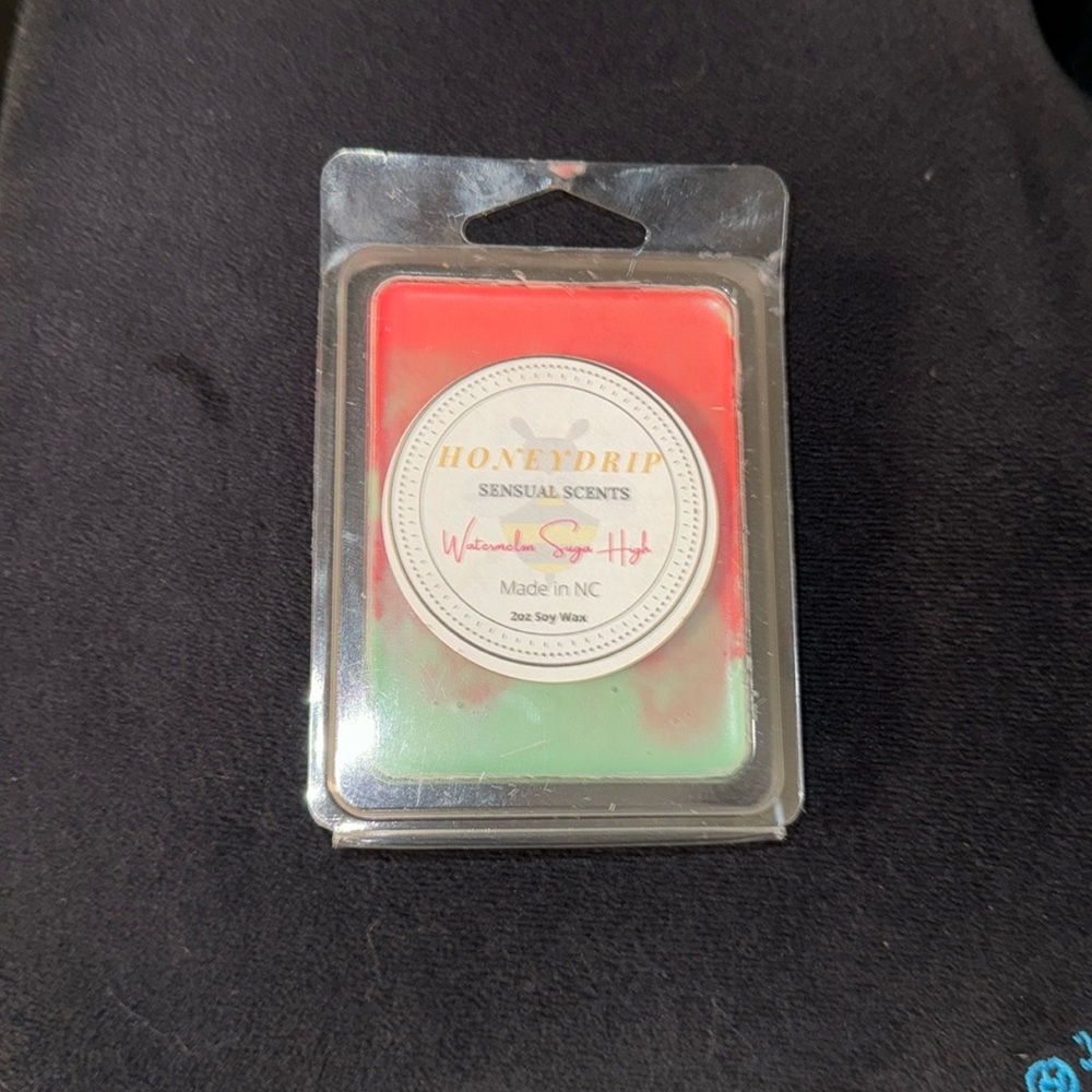 Sent wax for wax melter watermelon brand new never opened soy wax